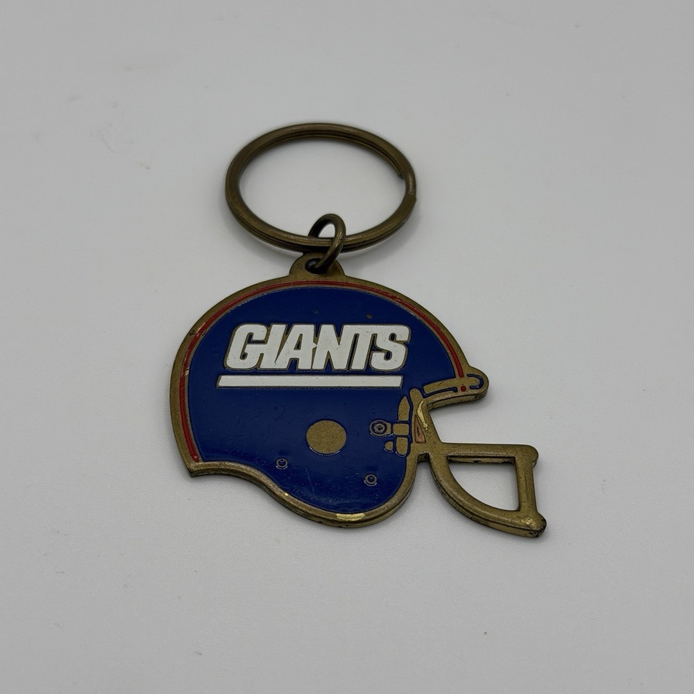 New York Giants Vintage Keychain Russ Official Licensed Product‎ Metal Helmet